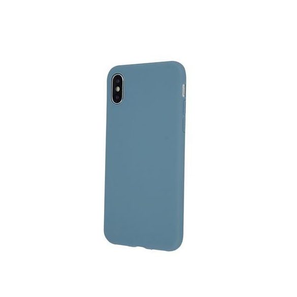 Husa din silicon pentru iPhone 6 6S (4,7"), carcasa din spate, gri-albastru, mat