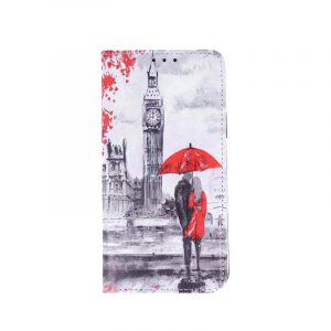 Husă pentru telefon pentru iPhone 11 Pro Max (6,5"), husă carte, husă cu deschidere laterală, închidere magnetică, model „Lovers in London”, Smart Trendy