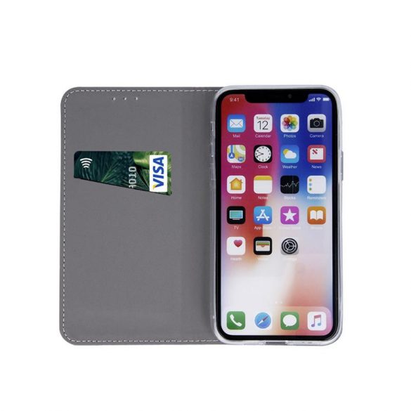 Husă pentru telefon pentru iPhone 11 Pro Max (6,5"), husă carte, husă cu deschidere laterală, închidere magnetică, model „Lovers in London”, Smart Trendy