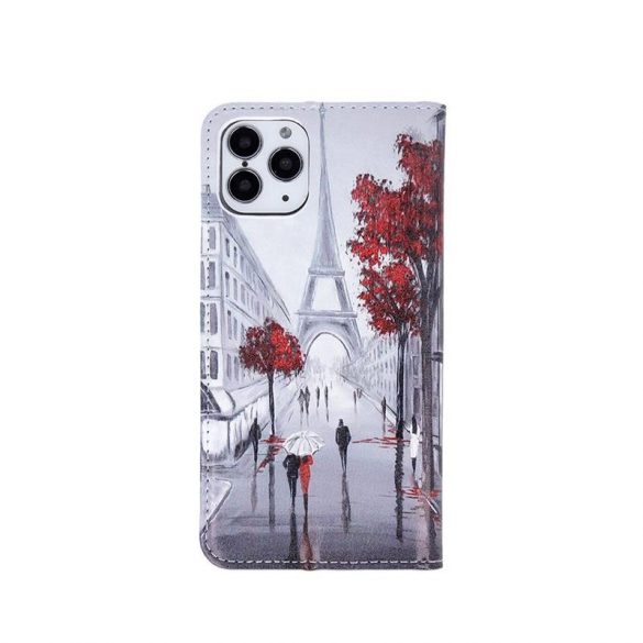 Husă pentru telefon iPhone 11 Pro Max (6,5"), husă carte, husă cu deschidere laterală, închidere magnetică, model "Lovers in Paris 2", Smart Trendy