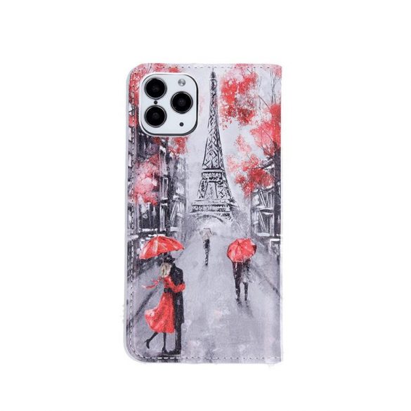 Husă pentru telefon iPhone 11 Pro Max (6,5"), husă carte, husă cu deschidere laterală, închidere magnetică, model "Lovers in Paris", Smart Trendy