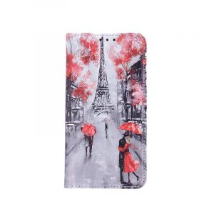 Husă pentru telefon iPhone 11 Pro (5,8"), husă carte, husă cu deschidere laterală, închidere magnetică, model „Lovers in Paris”, Smart Trendy