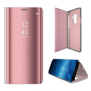 Husă carte inteligentă roz Smart Clear View Huawei P40