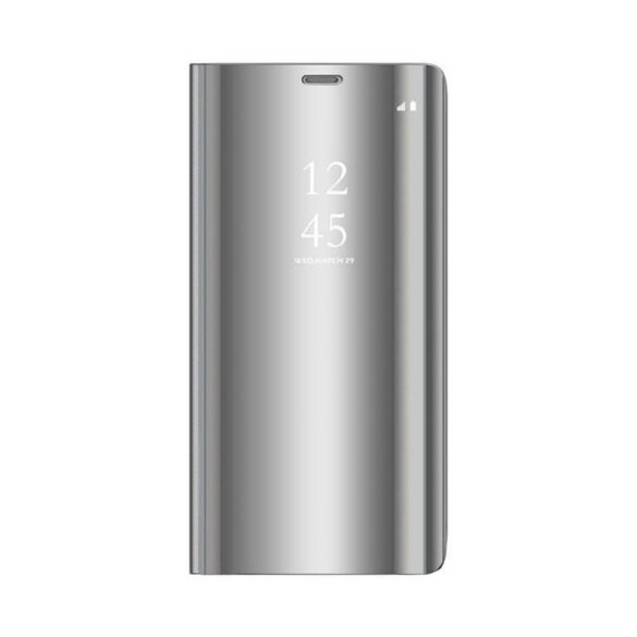 Husă carte inteligentă argintie Smart Clear View Huawei P40