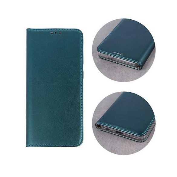 Husa telefon Huawei P40 Lite E / Y7P, husa carte, carcasa notebook, carcasa cu deschidere laterala, inchidere magnetica, verde, Smart Magnetic