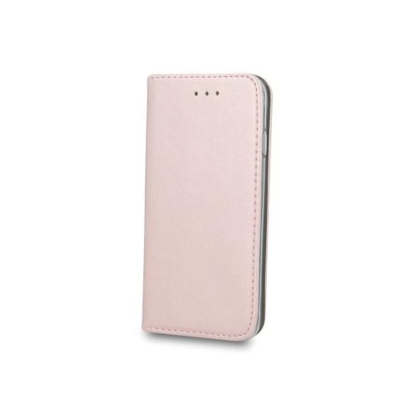 Husă pentru telefon Huawei P40, husă carte, husă notebook, husă cu deschidere laterală, închidere magnetică, aur roz, Smart Magnetic