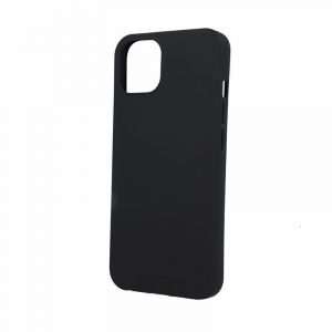 Husa din silicon pentru iPhone 12 Mini (5,4"), carcasa din spate, neagra, mata