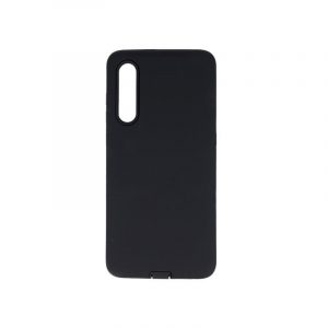 Husa spate rezistenta la socuri Xiaomi Redmi 9, carcasa TPU, neagra, Defender Smooth