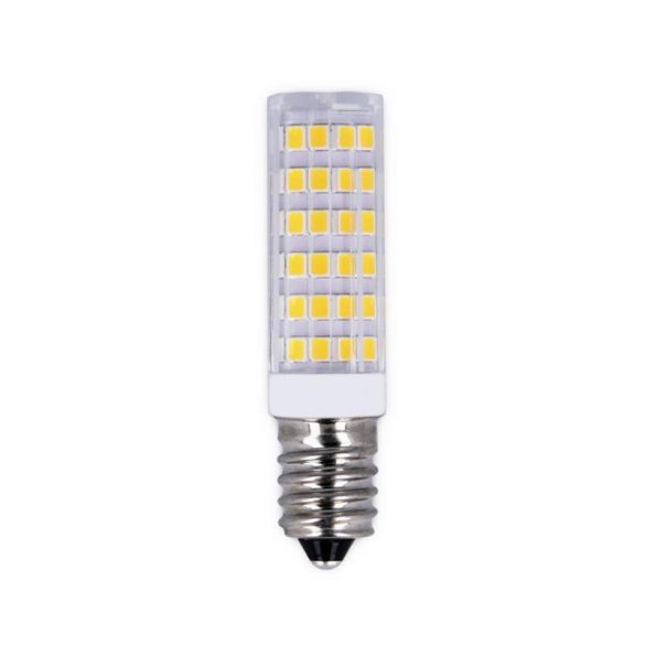 Bec LED E14 Corn, 4,5W, 3000K, 450lm, lumină albă caldă, Forever Light