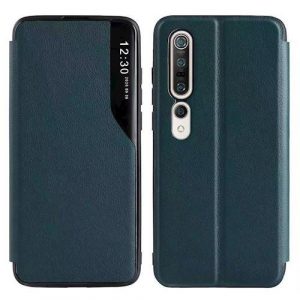 Smart view TPU Xiaomi Redmi Note 10 / Note 10S husă carte verde inteligent