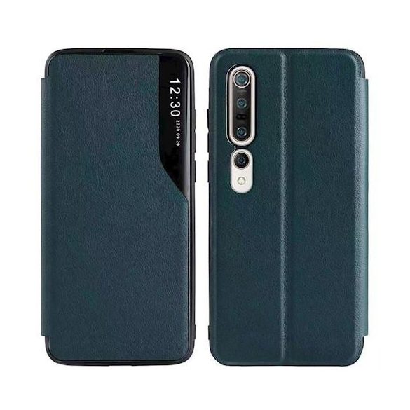 Smart view TPU Xiaomi Redmi Note 10 / Note 10S husă carte verde inteligent