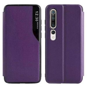 Vizualizare inteligentă TPU Samsung A725 Galaxy A72 4G / A726 Galaxy A72 5G carcasa inteligentă violet