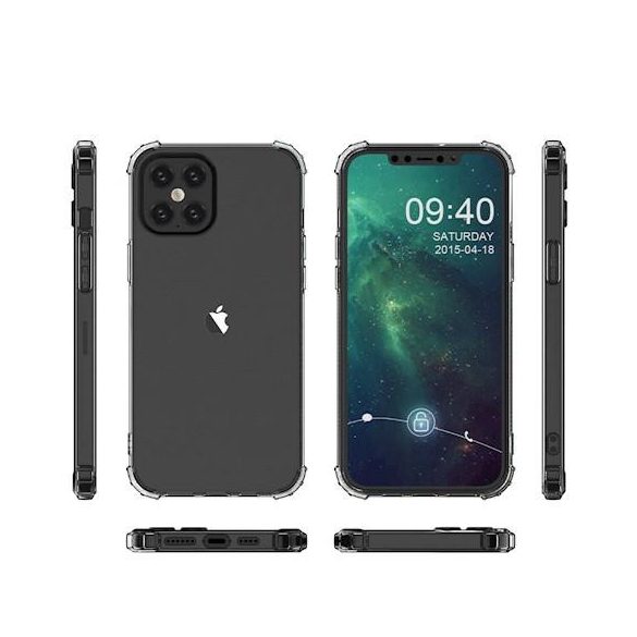 Husa din silicon pentru iPhone 13 Pro (6.1"), transparenta, 1.5mm, Anti-Soc