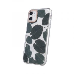 Carcasa spate Xiaomi Redmi 9T, carcasa TPU, model frunze, Ultra Trendy Green Leaves