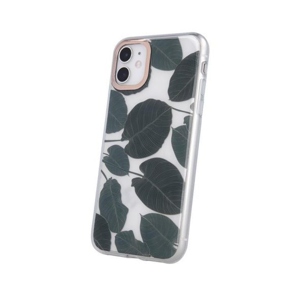 Carcasa spate Xiaomi Redmi 9T, carcasa TPU, model frunze, Ultra Trendy Green Leaves