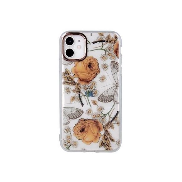 iPhone 12 / 12 Pro (6.1") Husă spate, TPU Husă, Rose Pattern, Ultra Trendy Roses