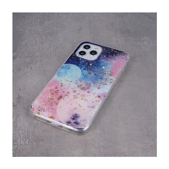 Husa spate Xiaomi Redmi 9T / Poco M3, carcasa TPU, Gold Glam Galactic