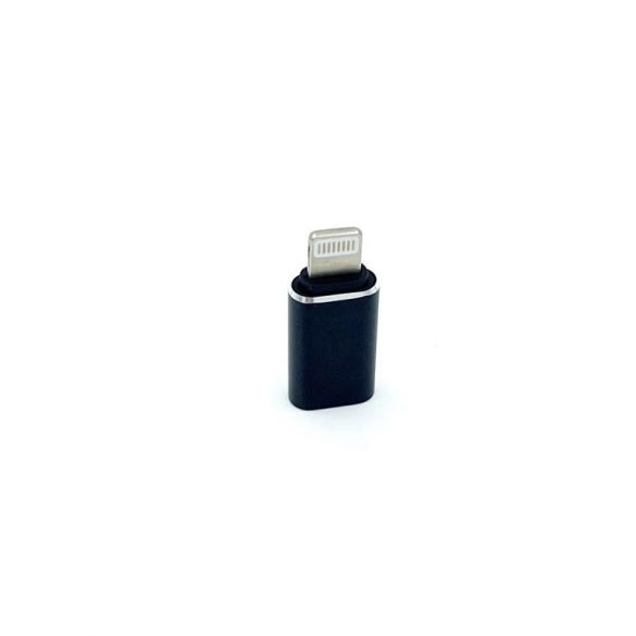 Maxlife Type-C - Adaptor iPhone 8pin negru