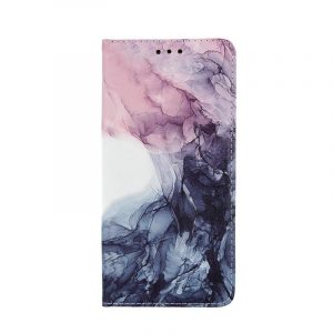 Husă pentru telefon pentru iPhone 13 (6.1"), husă carte, husă cu deschidere laterală, închidere magnetică, model marmură "marmură 6", Smart Trendy