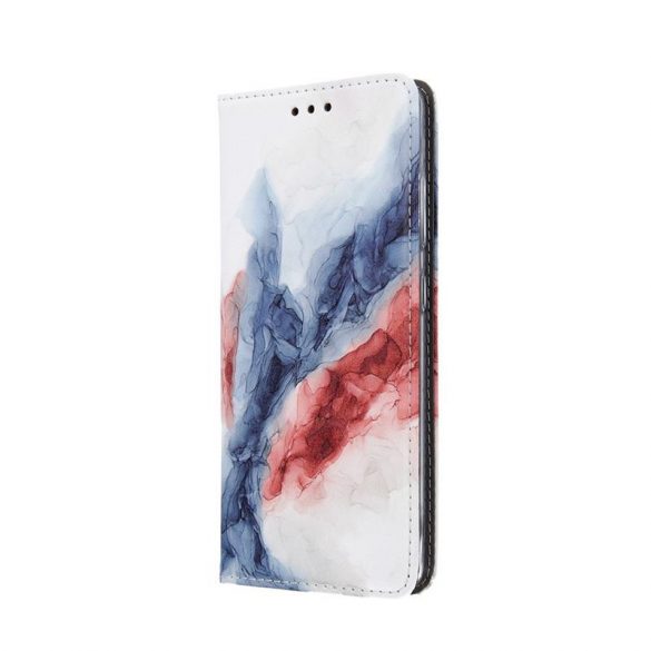 iPhone 13 (6,1") husă pentru telefon, husă pentru carte, husă cu deschidere laterală, închidere magnetică, model marmură "marble 9", Smart Trendy