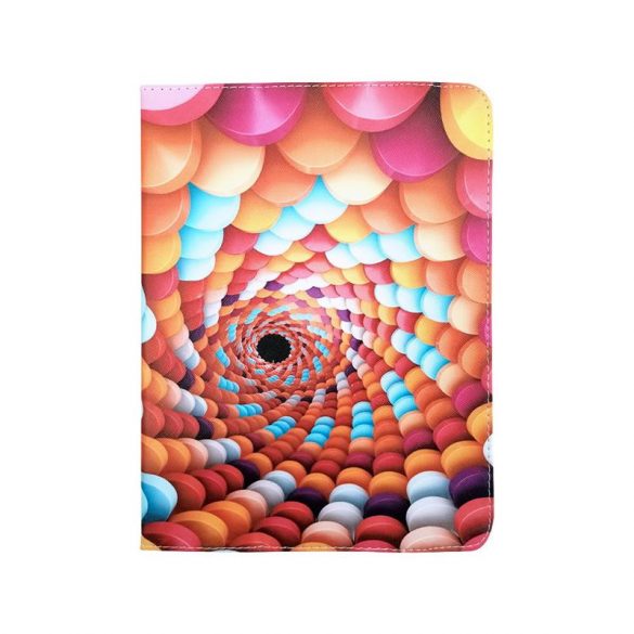 Bibliotecă universală pentru tablete, cu model, 9"-10", spirală Candy