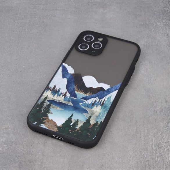 iPhone 7 Plus / 8 Plus (5.5") Husă spate, TPU Husă, Negru, SM-A225, SM-M225, Ultra Trendy Landscape 2