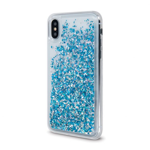 iPhone 13 (6.1")Husădin silicon lichid Sparkle,Husăspate, albastru, Liquid Sparkle