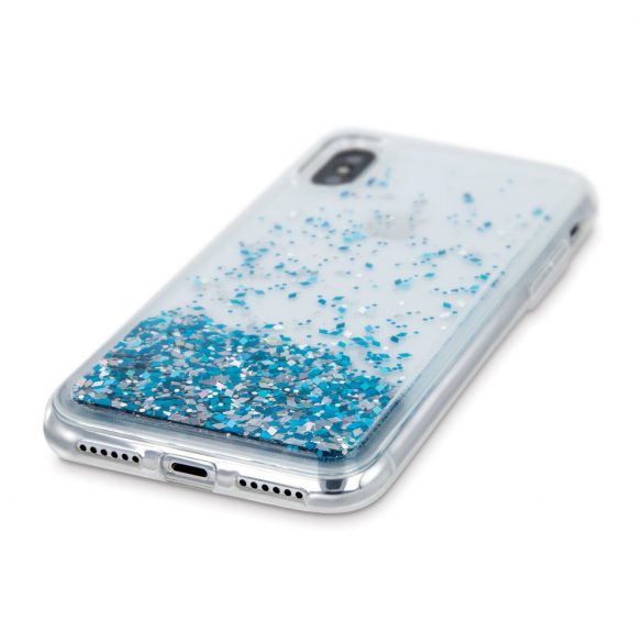 iPhone 13 (6.1")Husădin silicon lichid Sparkle,Husăspate, albastru, Liquid Sparkle