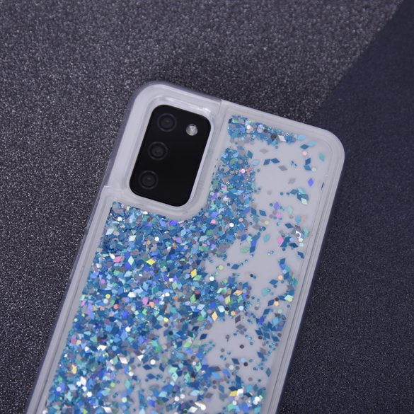 iPhone 13 (6.1")Husădin silicon lichid Sparkle,Husăspate, albastru, Liquid Sparkle