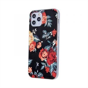 Husă din spate pentru iPhone 11 Pro (5,8"), carcasă TPU, model de flori, Ultra Trendy Flowers 1