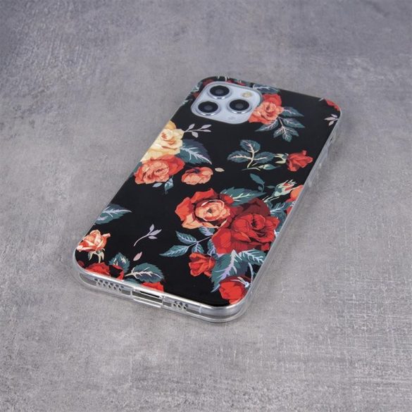 Husă din spate pentru iPhone 11 Pro (5,8"), carcasă TPU, model de flori, Ultra Trendy Flowers 1