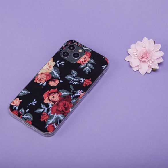 Husă spate Samsung Galaxy A03s, carcasă TPU, model de flori, SM-A037, Ultra Trendy Flowers 1