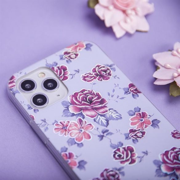 Carcasă din spate pentru iPhone 11 Pro (5,8"), carcasă TPU, model de flori, Ultra Trendy Flowers 2