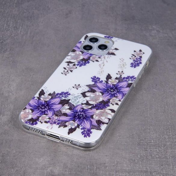 Husă din spate pentru iPhone 11 Pro (5,8"), carcasă TPU, model de flori, Ultra Trendy Flowers 3