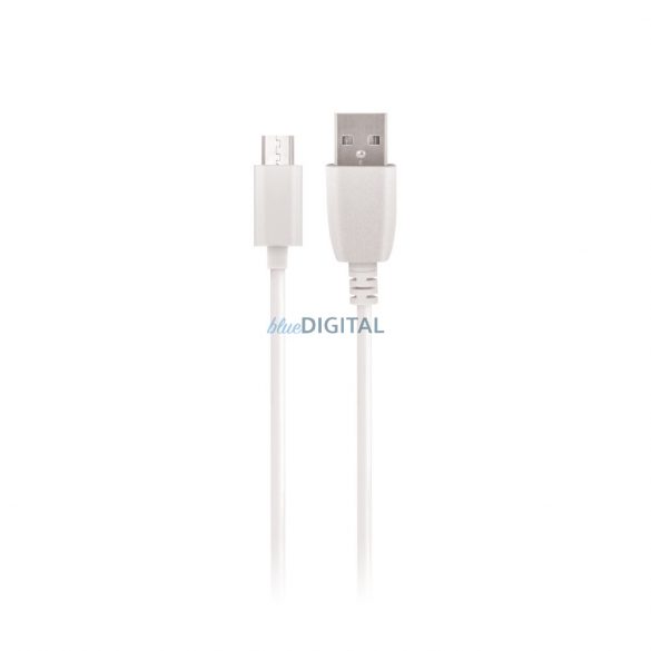 Cablu de date micro USB de încărcare rapidă, 2A, 2M, alb, Maxlife