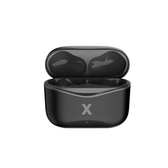 Căști stereo bluetooth cu carcasă de încărcare, TWS, negru, Maxlife MXBE-01