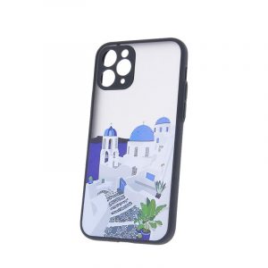 Carcasă din spate pentru iPhone 13 (6,1"), carcasă TPU, neagră, Ultra Trendy City 1