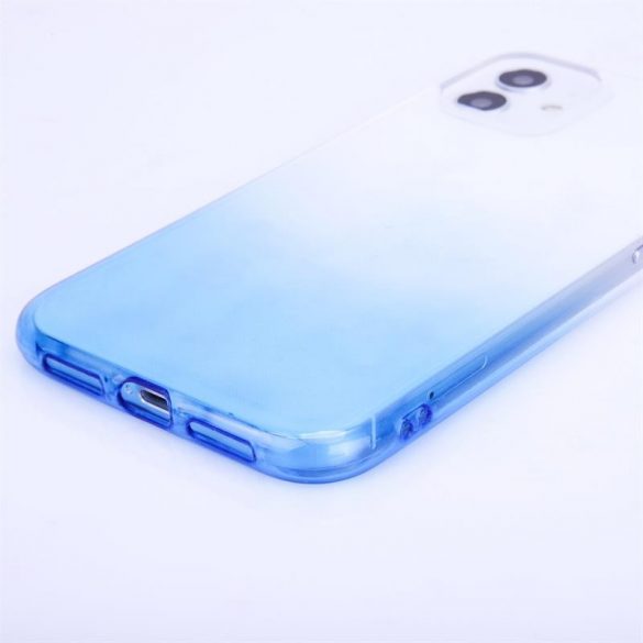 Husa din silicon pentru iPhone XR (6.1"), carcasa din spate, carcasa TPU, albastra, gradient, Gradient