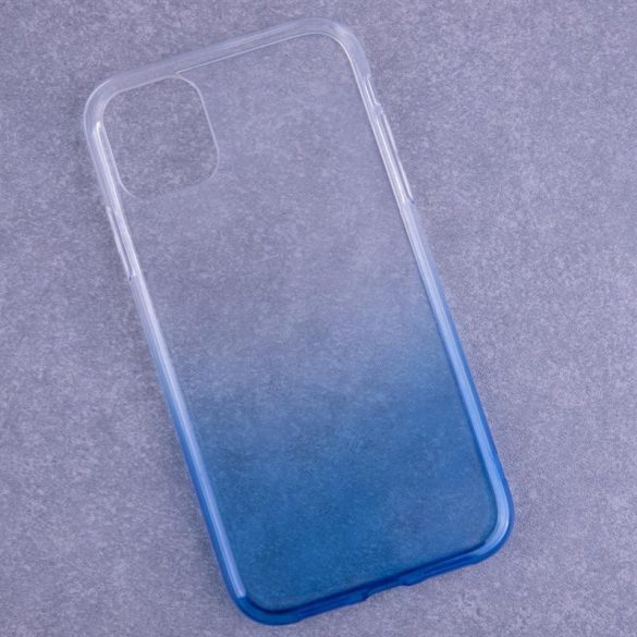 Husa din silicon pentru iPhone XR (6.1"), carcasa din spate, carcasa TPU, albastra, gradient, Gradient