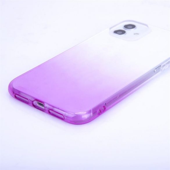 Husa din silicon pentru iPhone X / XS (5.8"), carcasa din spate, carcasa TPU, violet, gradient, Gradient