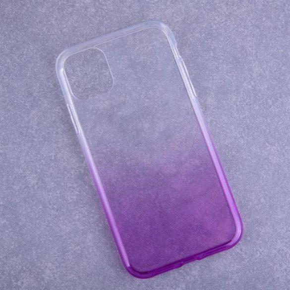 Husa din silicon pentru iPhone X / XS (5.8"), carcasa din spate, carcasa TPU, violet, gradient, Gradient