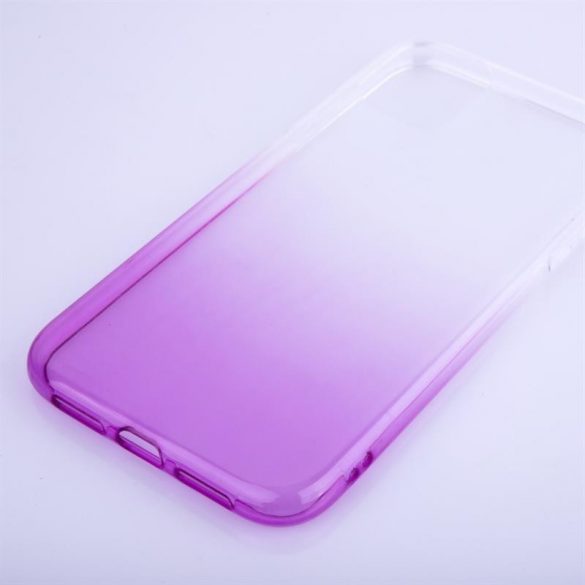 Husa din silicon pentru iPhone X / XS (5.8"), carcasa din spate, carcasa TPU, violet, gradient, Gradient