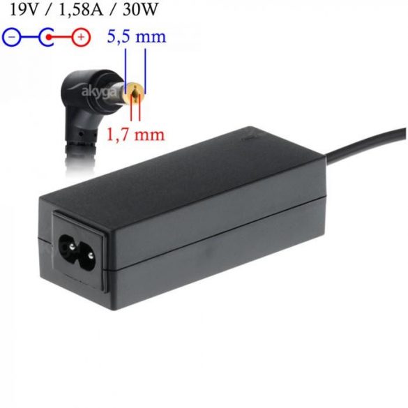 Adaptor pentru notebook Acer, 30W, 19V / 1.58A, Akyga AK-ND-21