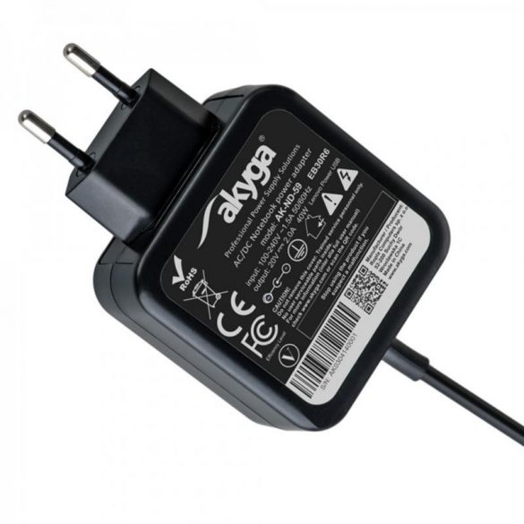 Adaptor pentru notebook Lenovo, 20 V / 2,0 A / 40 W, Akyga AK-ND-59