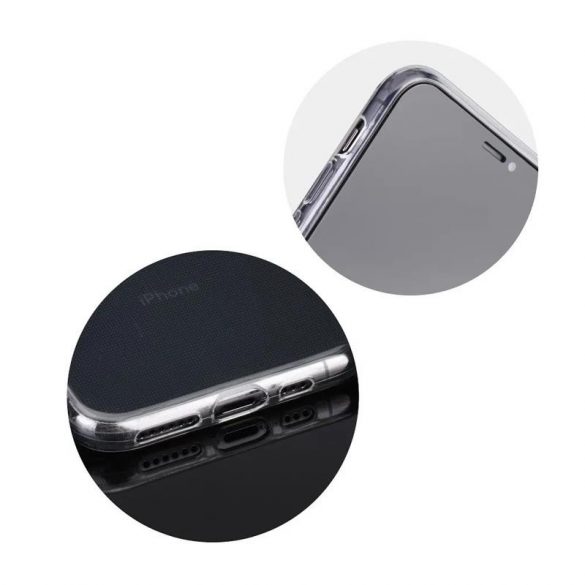 Husa din silicon pentru iPhone 6 / 6S (4,7"), carcasa din spate, transparenta, 0,3 mm, Super subtire