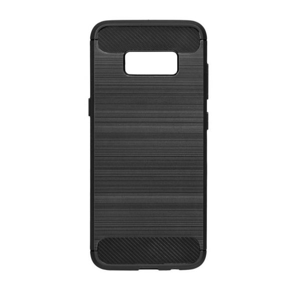 Samsung Galaxy S8 PlusHusădin silicon, negru, SM-G955, fibră de carbon