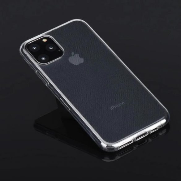 Husa din silicon pentru iPhone X / XS (5.8"), carcasa spate, transparenta, 0.3mm, super subtire