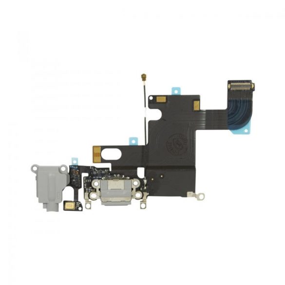 iPhone 6 6G (4,7") conector negru de încărcare cu conector jack + cablu flexibil