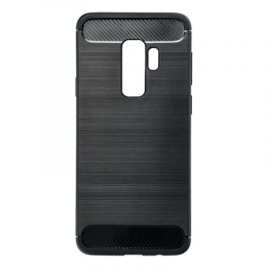 Samsung Galaxy S9 PlusHusădin silicon, negru, SM-G965, fibră de carbon