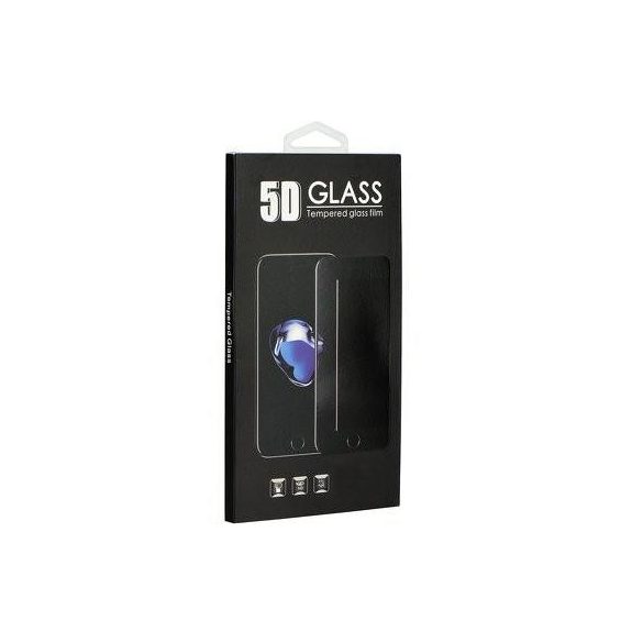 Film din sticlă frontală Samsung Galaxy A10, călită, îndoită, cadru negru, SM-A105, 5D Full Glue